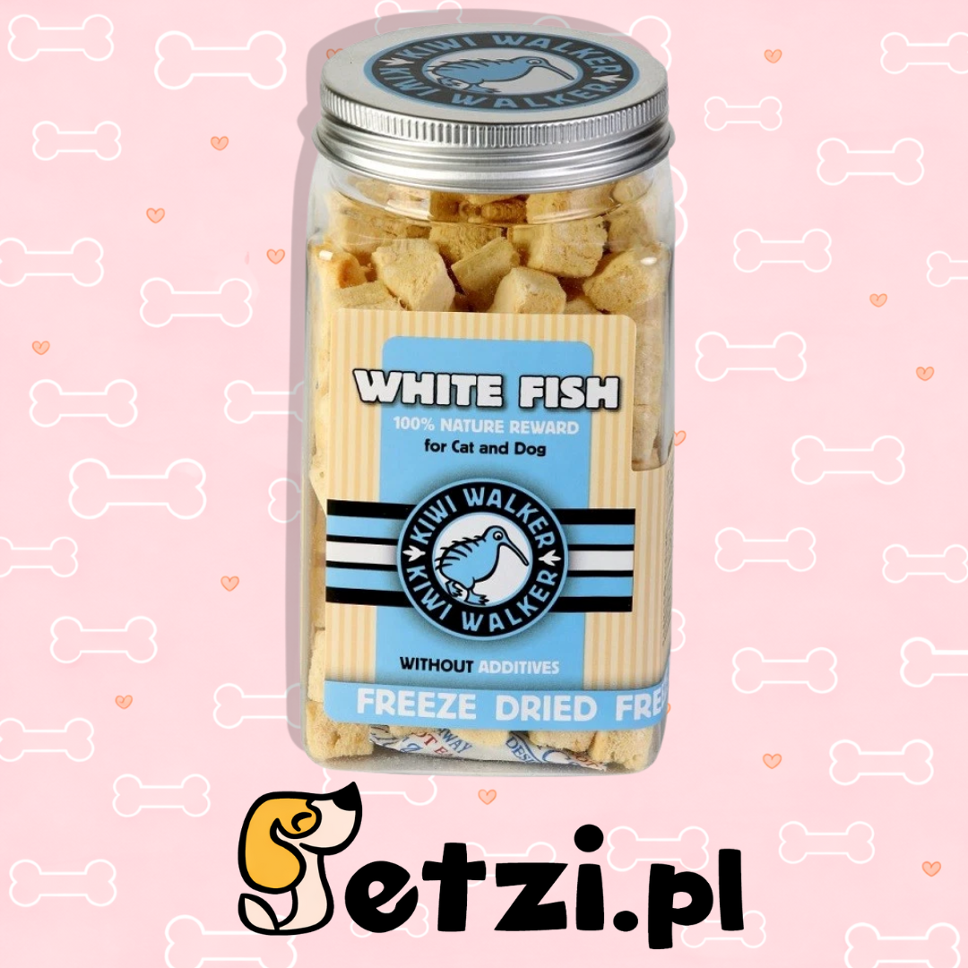 KIWI WALKER 100% BIAŁA RYBA LIOFILIZOWANA 60G