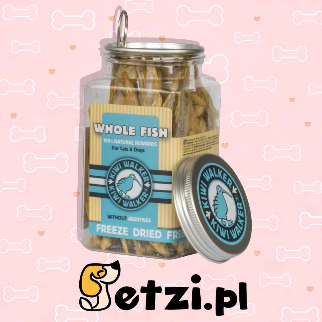 KIWI WALKER 100% CAŁA RYBA STYNKA LIOFILIZOWANA 70G