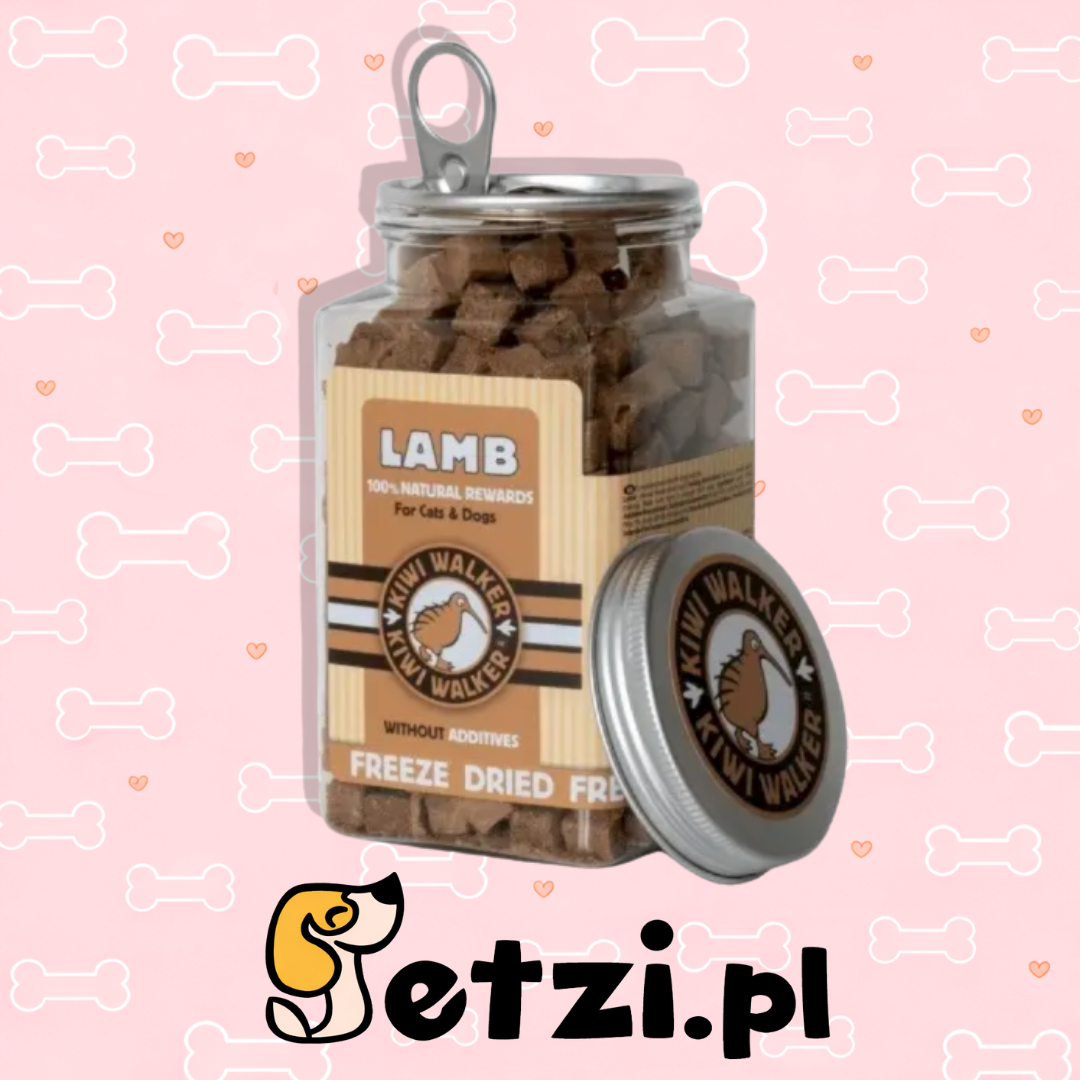 KIWI WALKER 100% JAGNIĘCINA LIOFILIZOWANE SMACZKI 90G