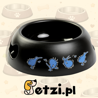 KIWI WALKER BLACK BOWL MISKA NIEBIESKA