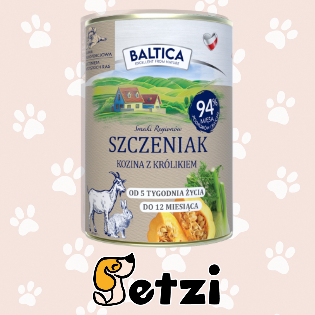 BALTICA KARMA MOKRA DLA SZCZENIĄT – RÓŻNE RODZAJE