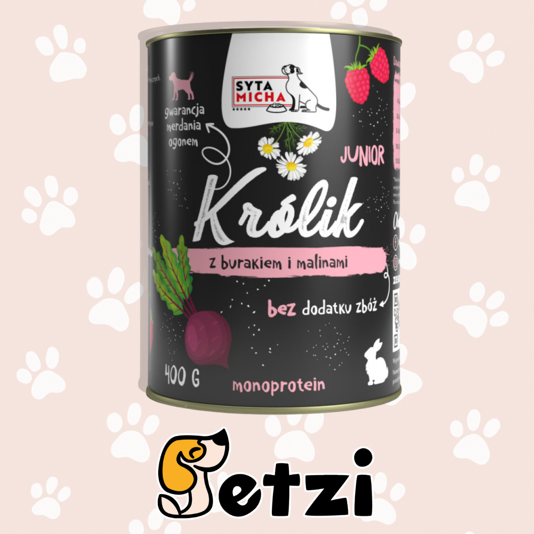 SYTA MICHA KARMA MOKRA DLA SZCZENIĄT – RÓŻNE SMAKI I ROZMIARY