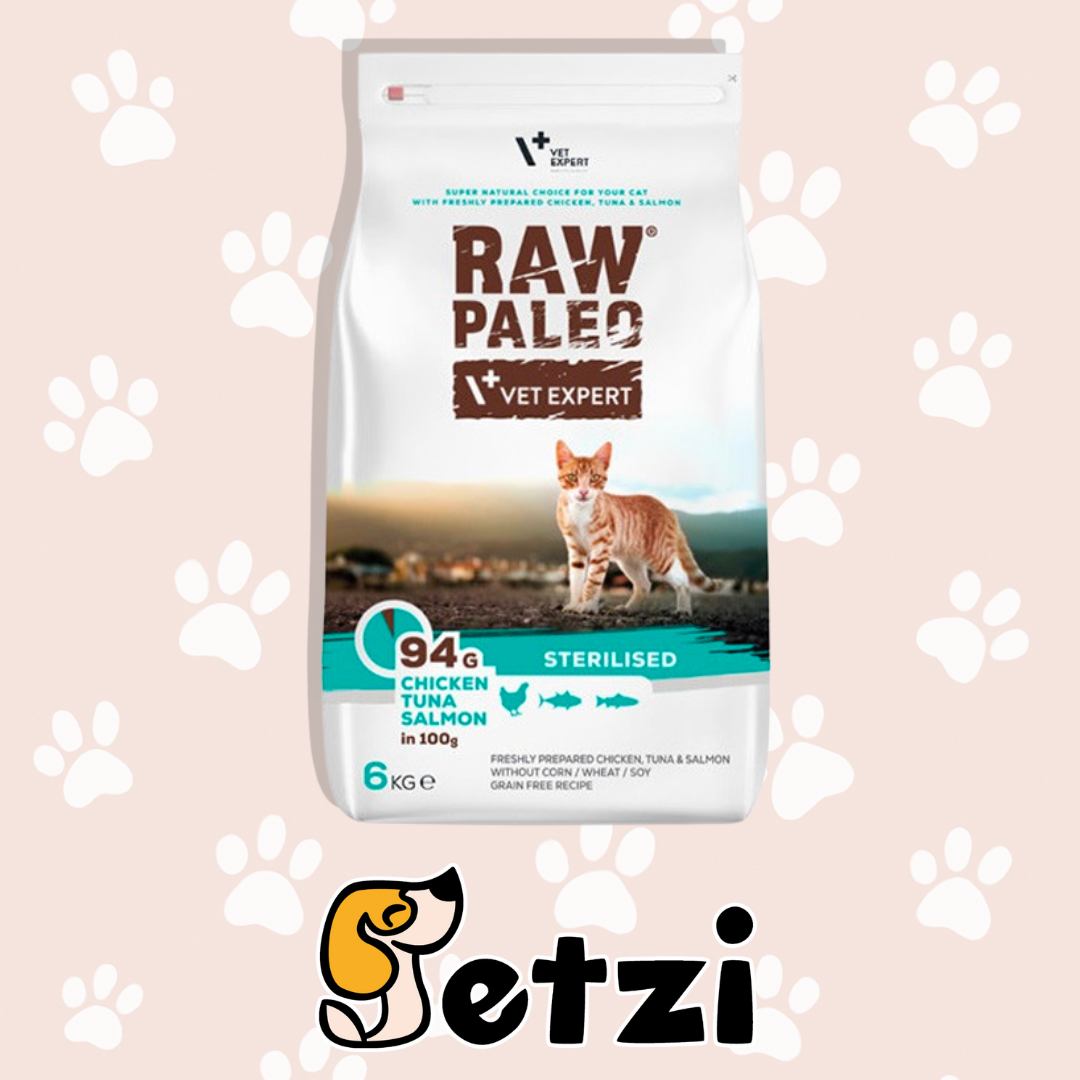 RAW PALEO KARMA SUCHA DLA KOTA - RÓŻNE ROZMIARY