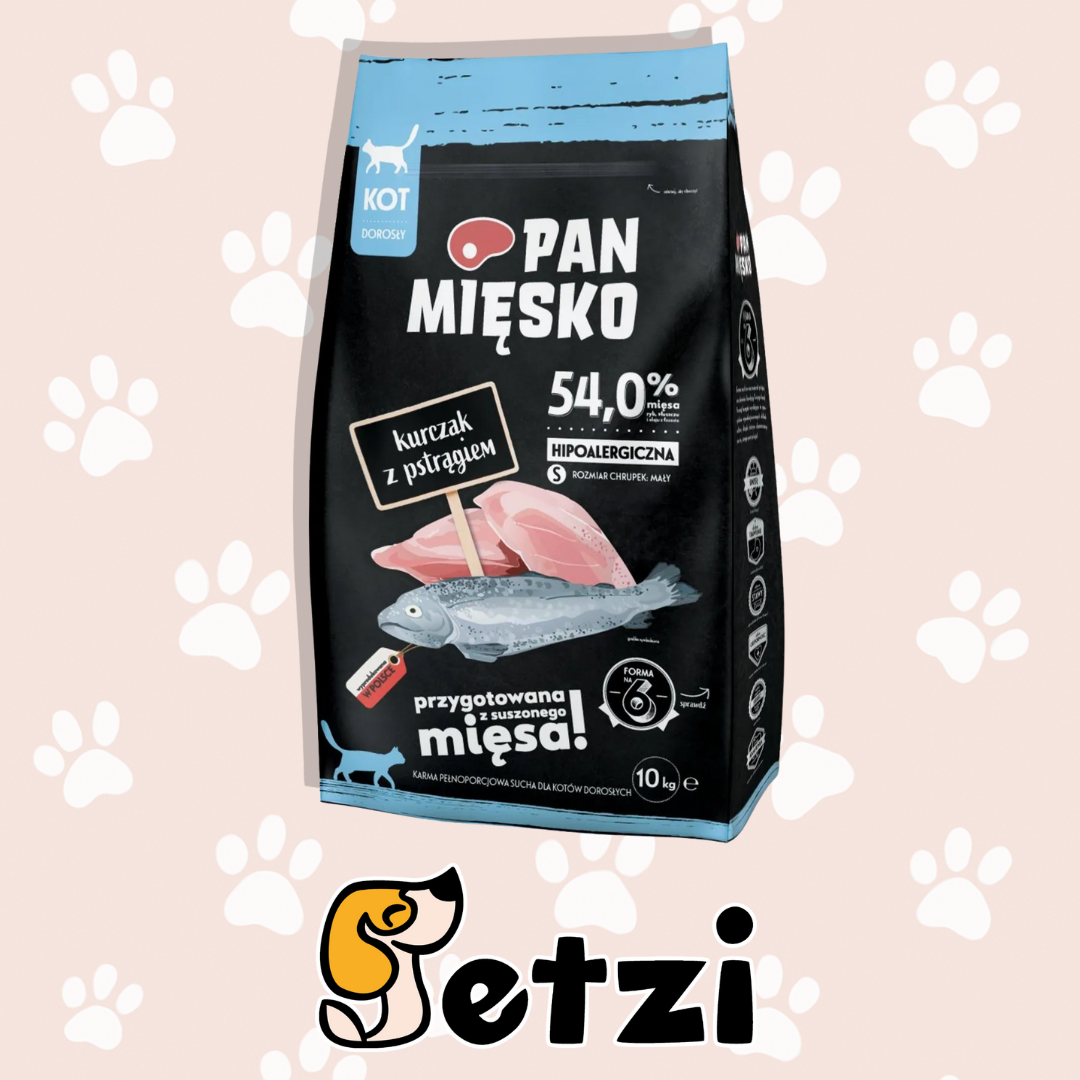 PAN MIĘSKO KARMA SUCHA DLA KOTA - RÓŻNE RODZAJE