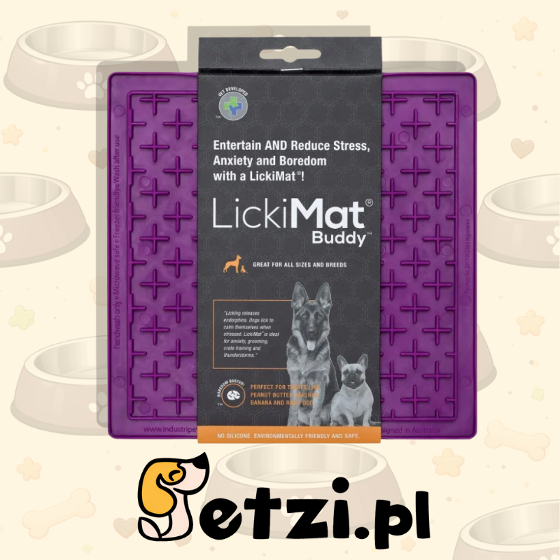 LICKIMAT CLASSIC BUDDY FIOLETOWA - MATA DO LIZANIA