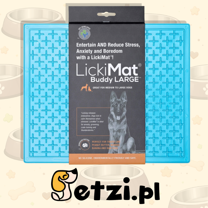 LICKIMAT CLASSIC BUDDY XL TURKUSOWA - MATA DO LIZANIA