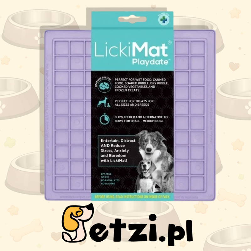 LICKIMAT CLASSIC PLAYDATE LAWENDOWA - MATA DO LIZANIA