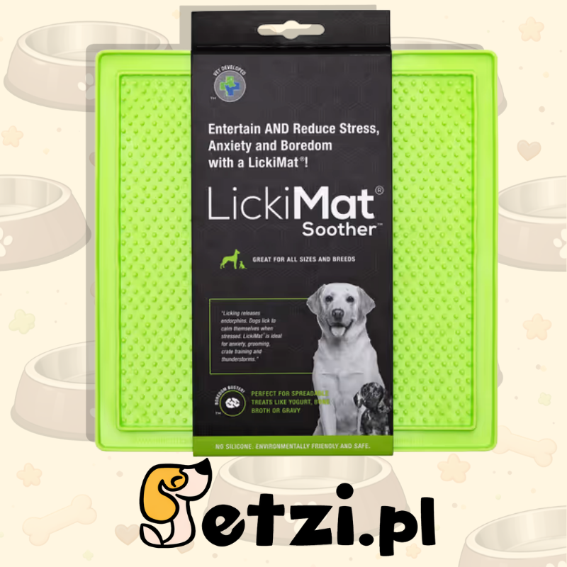 LICKIMAT CLASSIC SOOTHER ZIELONA - MATA DO LIZANIA