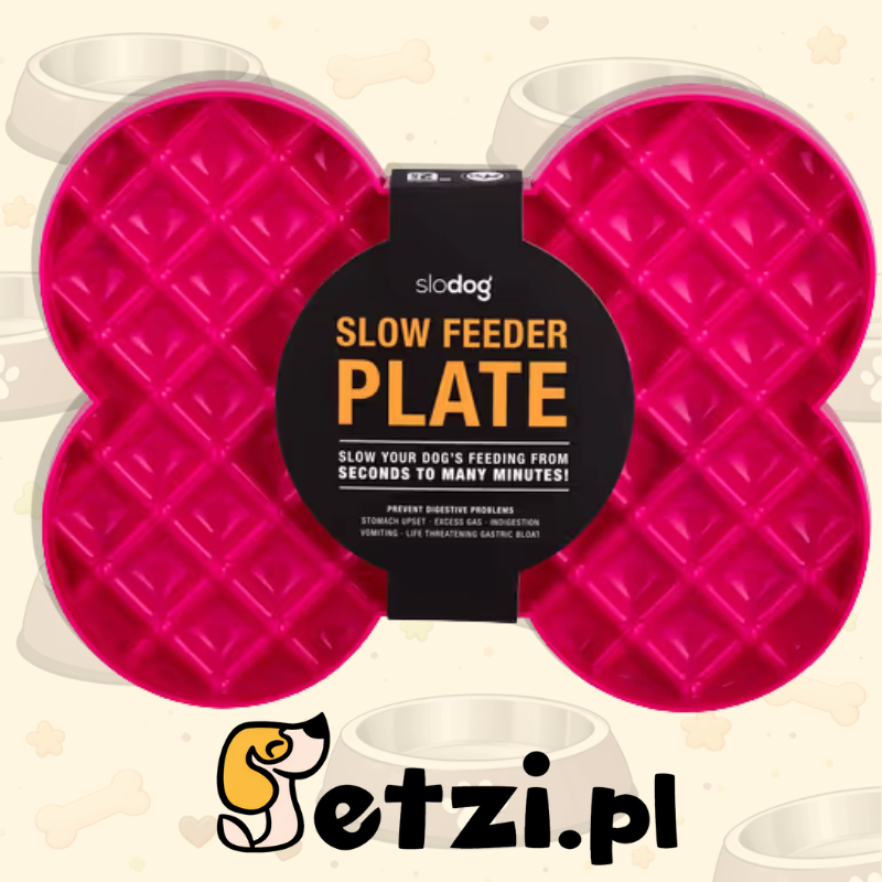 LICKIMAT SLODOG RÓŻOWA – MISKA SPOWALNIAJĄCA JEDZENIE