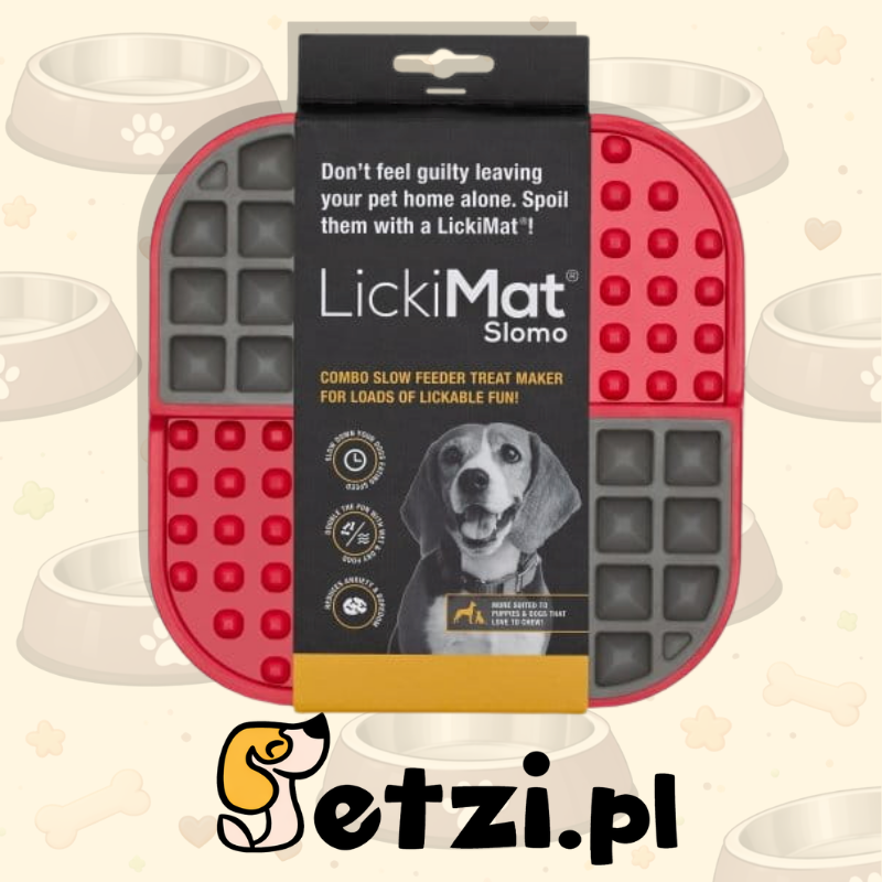 LICKIMAT SLOMO RÓŻOWA – MATA SPOWALNIAJĄCA JEDZENIE