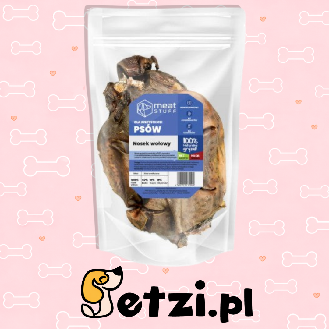 MEATSTUFF GRYZAK DLA PSA NOSEK WOŁOWY 250G