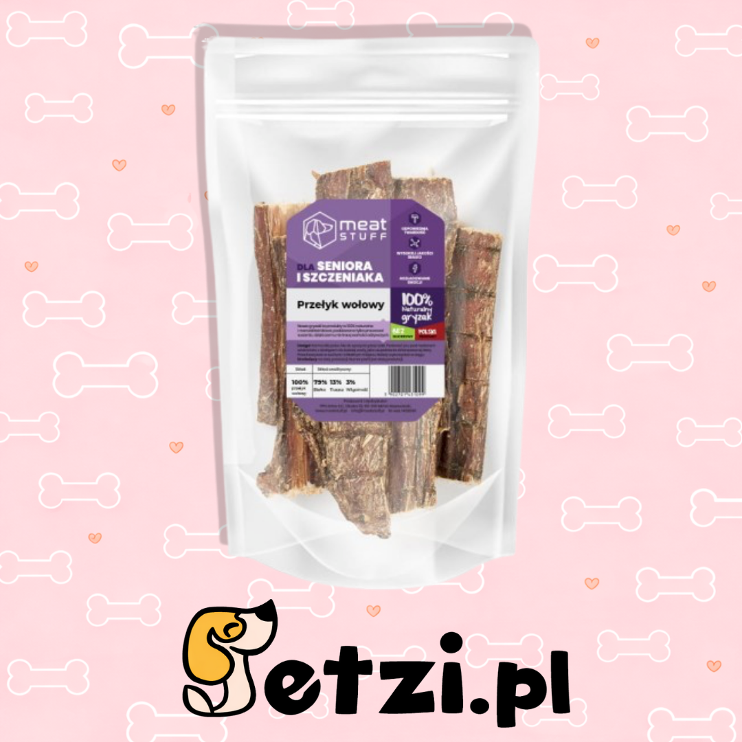 MEATSTUFF GRYZAK DLA PSA PRZEŁYK WOŁOWY CIĘTY 180G