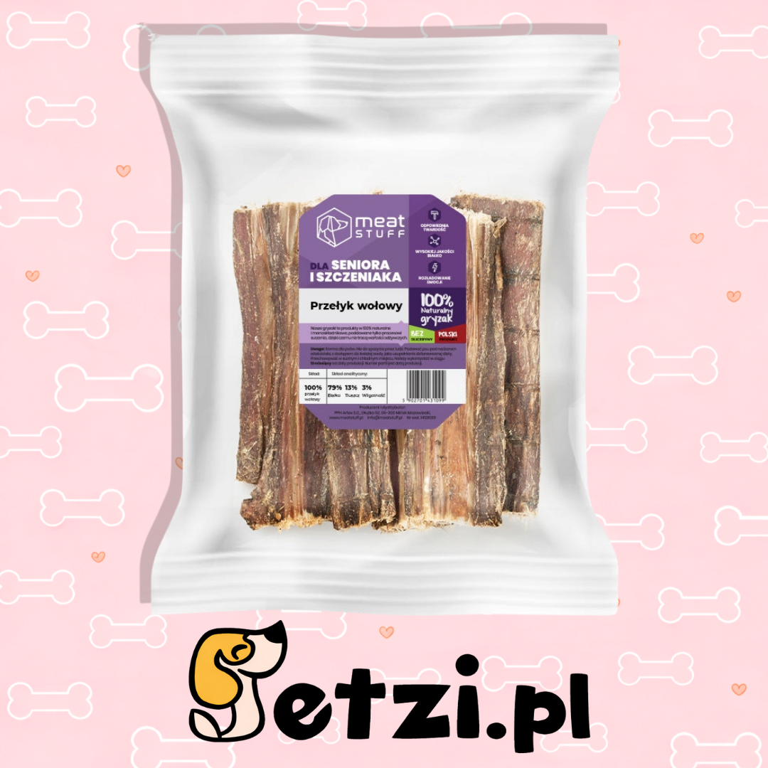 MEATSTUFF GRYZAK DLA PSA PRZEŁYK WOŁOWY CIĘTY 300 G
