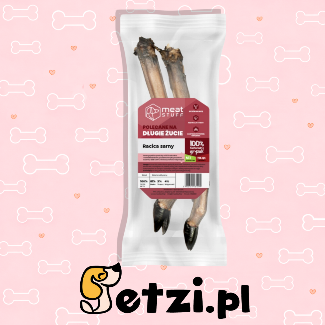 MEATSTUFF GRYZAK DLA PSA RACICA SARNY Z FUTREM 2 SZT.