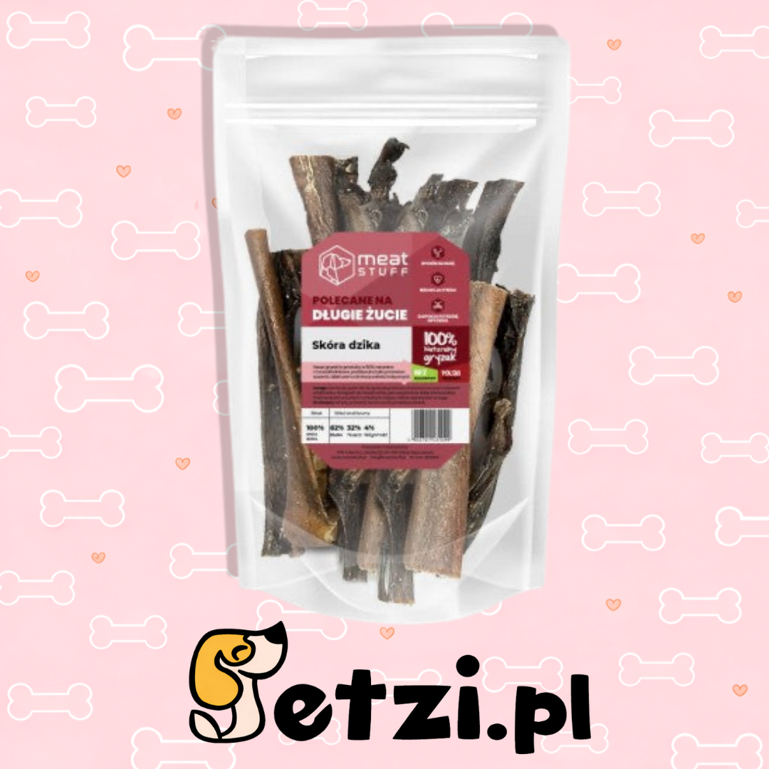 MEATSTUFF GRYZAK DLA PSA SKÓRA DZIKA 15 CM 140 G