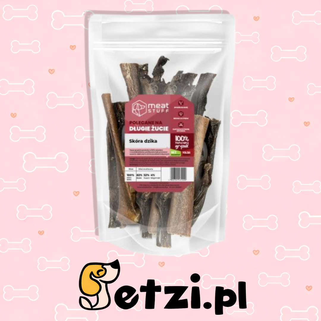 MEATSTUFF GRYZAK DLA PSA SKÓRA DZIKA 15CM 150G