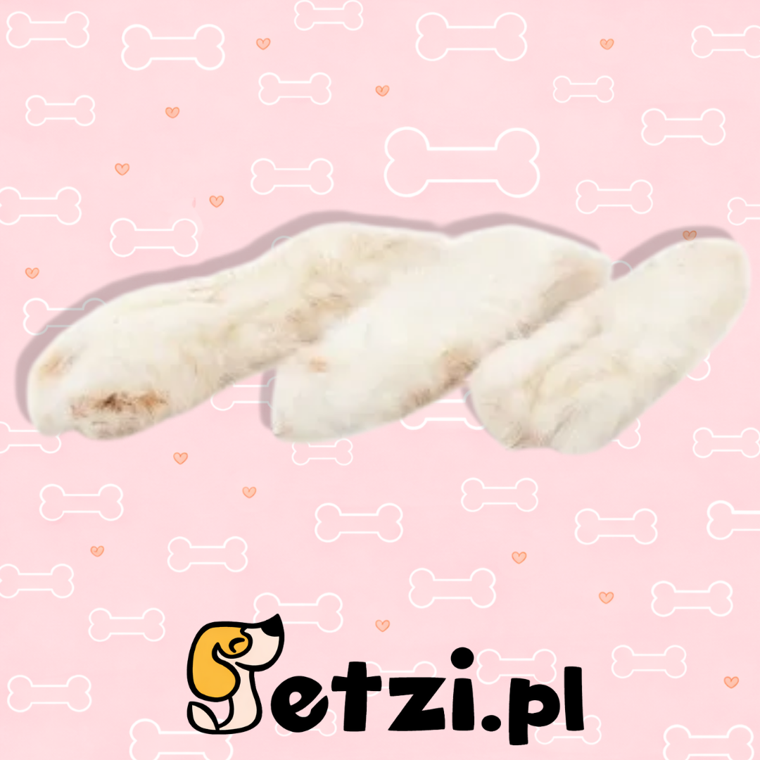 MEATSTUFF GRYZAK DLA PSA SKÓRA KRÓLICZA Z FUTREM 15CM 2SZT