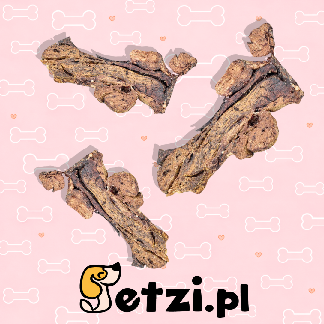 MEATSTUFF GRYZAK DLA PSA WAFLE Z PŁUC WOŁOWYCH 250 G