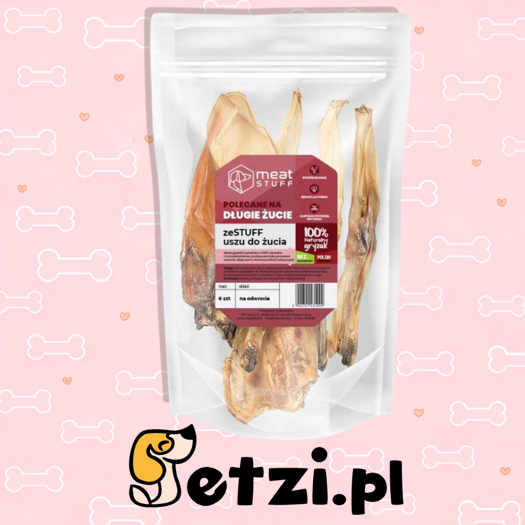 MEATSTUFF GRYZAK DLA PSA ZESTUFF USZU MEAT STUFF DOYPACK 6 SZT.