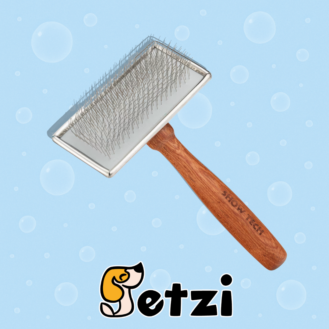 SHOW TECH SLICKER BRUSH ROSEWOOD - SZCZOTKA PUDLÓWKA - RÓŻNE ROZMIARY