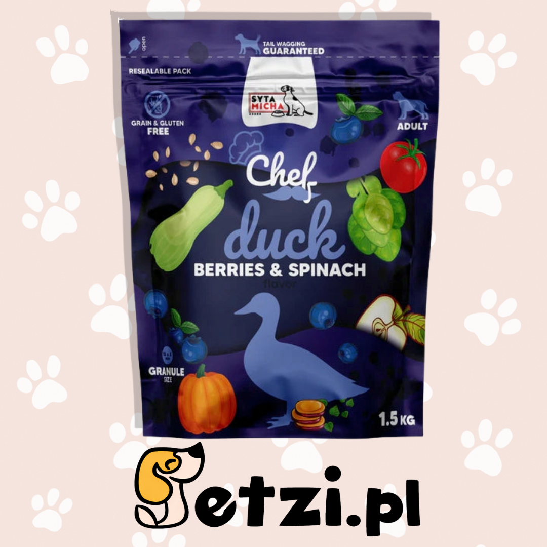 PAKA ZWIERZAKA KARMA SUCHA CHEF KACZKA 1,5KG
