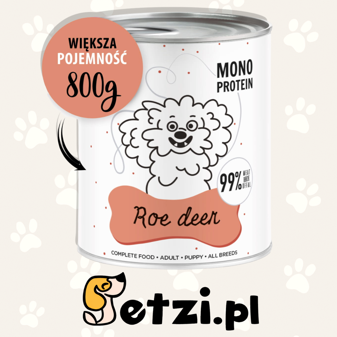 PAKA ZWIERZAKA PEPE MOKRA KARMA DLA PSA SARNA 800G