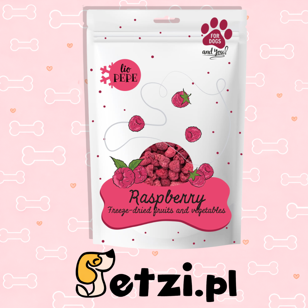 PAKA ZWIERZAKA PEPE PRZYSMAKI DLA PSA LIO MALINA 15G