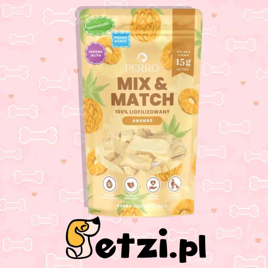 PERRO MIX & MATCH PRZYSMAKI DLA PSA ANANAS 15G