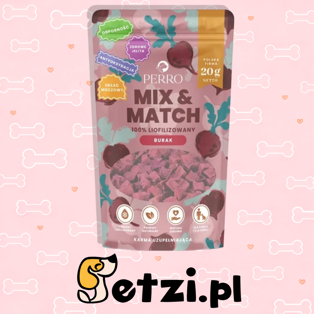 PERRO MIX & MATCH PRZYSMAKI DLA PSA BURAK 20G