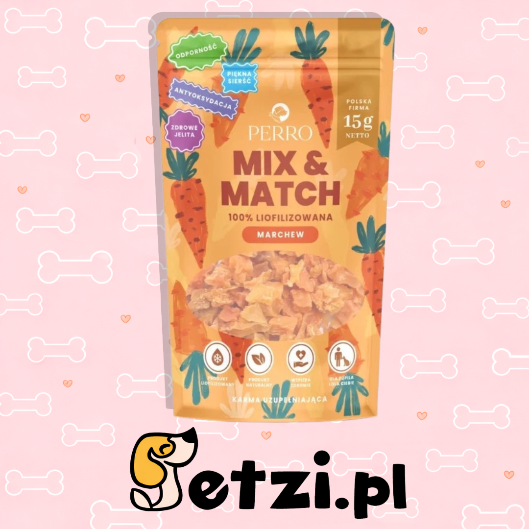 PERRO MIX & MATCH PRZYSMAKI DLA PSA MARCHEW 15G