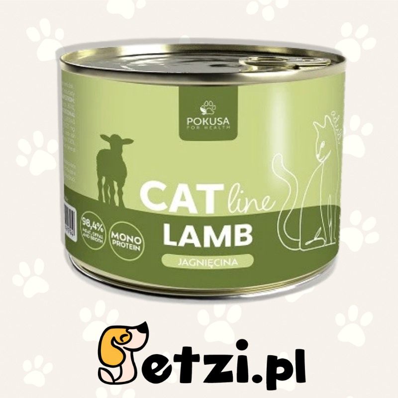 POKUSA CAT LINE MOKRA KARMA DLA KOTA LAMB 200G