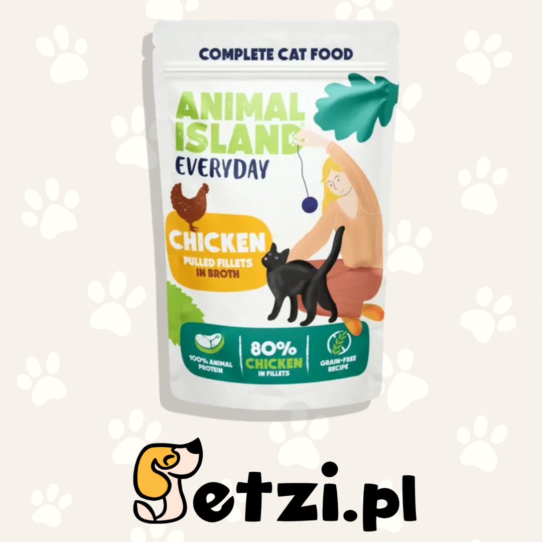 ANIMAL ISLAND MOKRA KARMA KOT EVERYDAY KURCZAK 85G