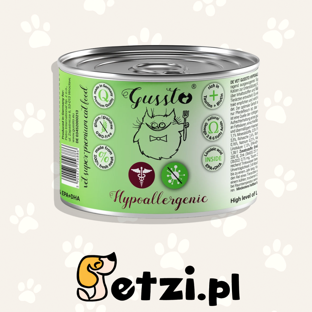GUSSTO MOKRA KARMA KOT HYPOALLERGENIC 200G