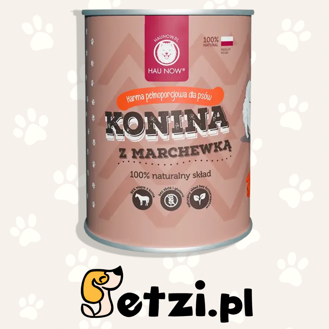 HAUNOW MOKRA KARMA PIES KONINA Z MARCHEWKĄ 400G