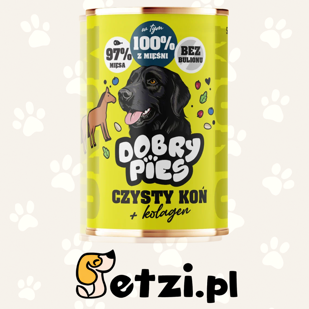 DOBRY PIES MONO MOKRA KARMA PIES CZYSTY KOŃ 400G