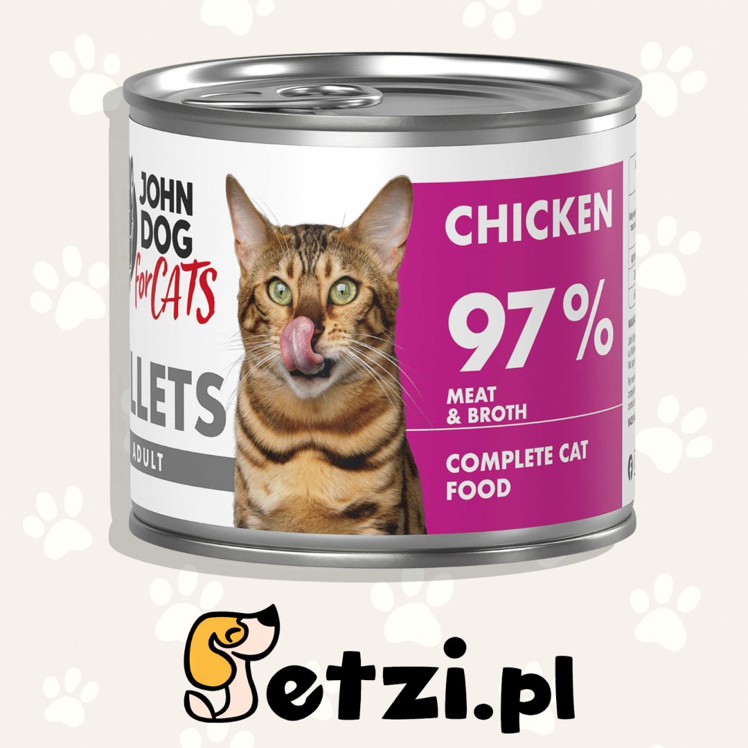 JOHN DOG MOKRA KARMA KOT FILETY KURCZAK 140 G