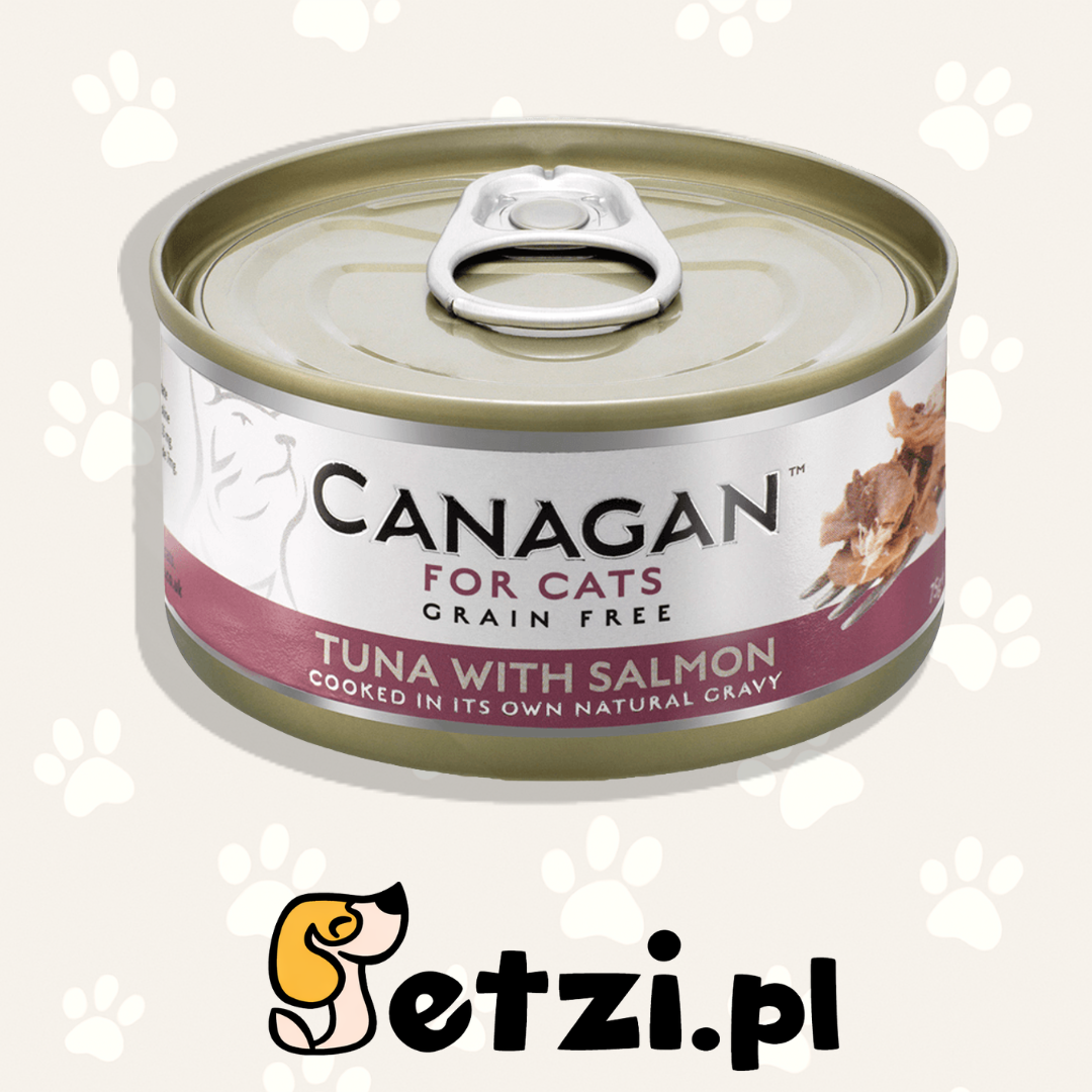 CANAGAN CAT CAN MOKRA KARMA KOT TUNA WITH SALMON 75G