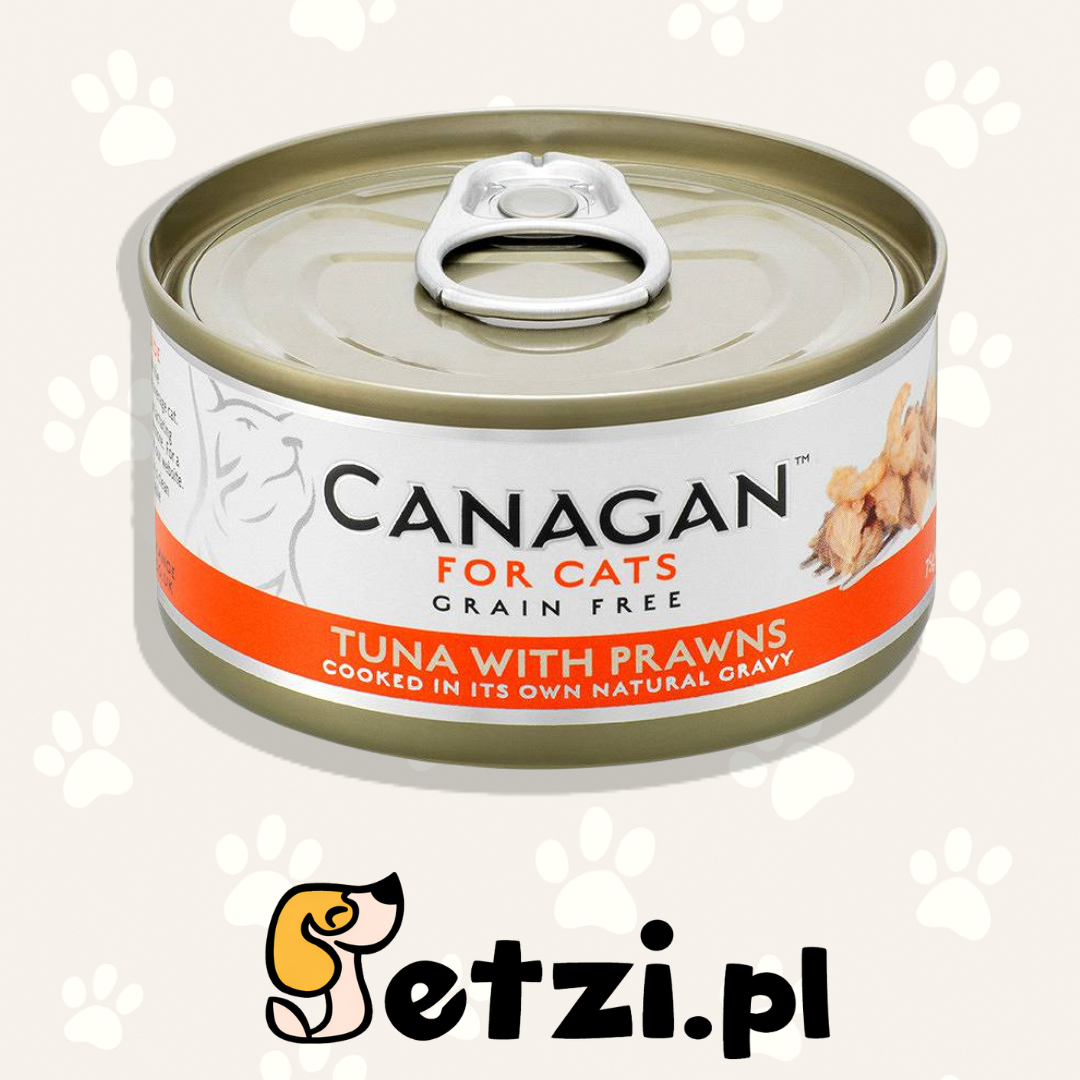 CANAGAN CAT CAN MOKRA KARMA KOT TUNA WITH PRAWNS 75G