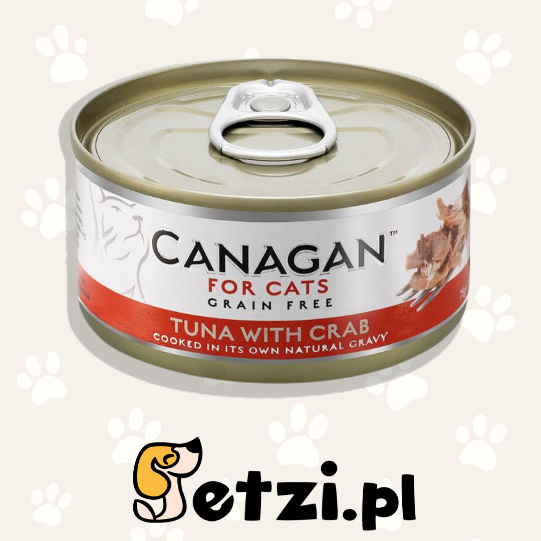 CANAGAN CAT CAN MOKRA KARMA KOT TUNA WITH CRAB 75G
