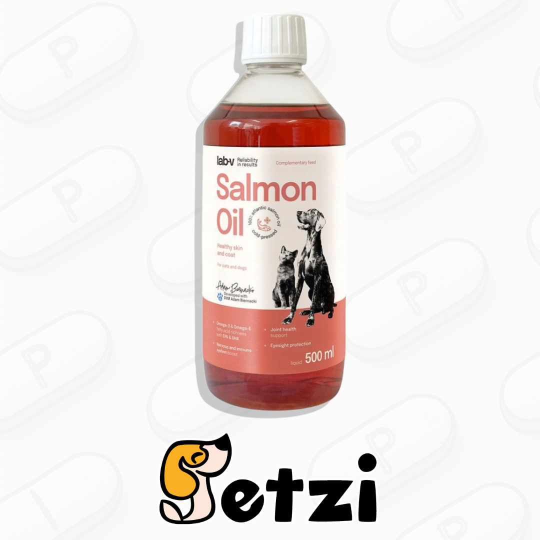 LAB V SALMON OIL - OLEJ PLASTIKOWA BUTELKA 500ML