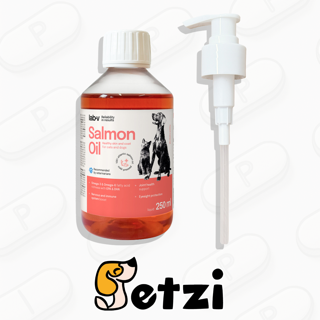 LAB V SALMON OIL - OLEJ PLASTIKOWA BUTELKA 1000ML