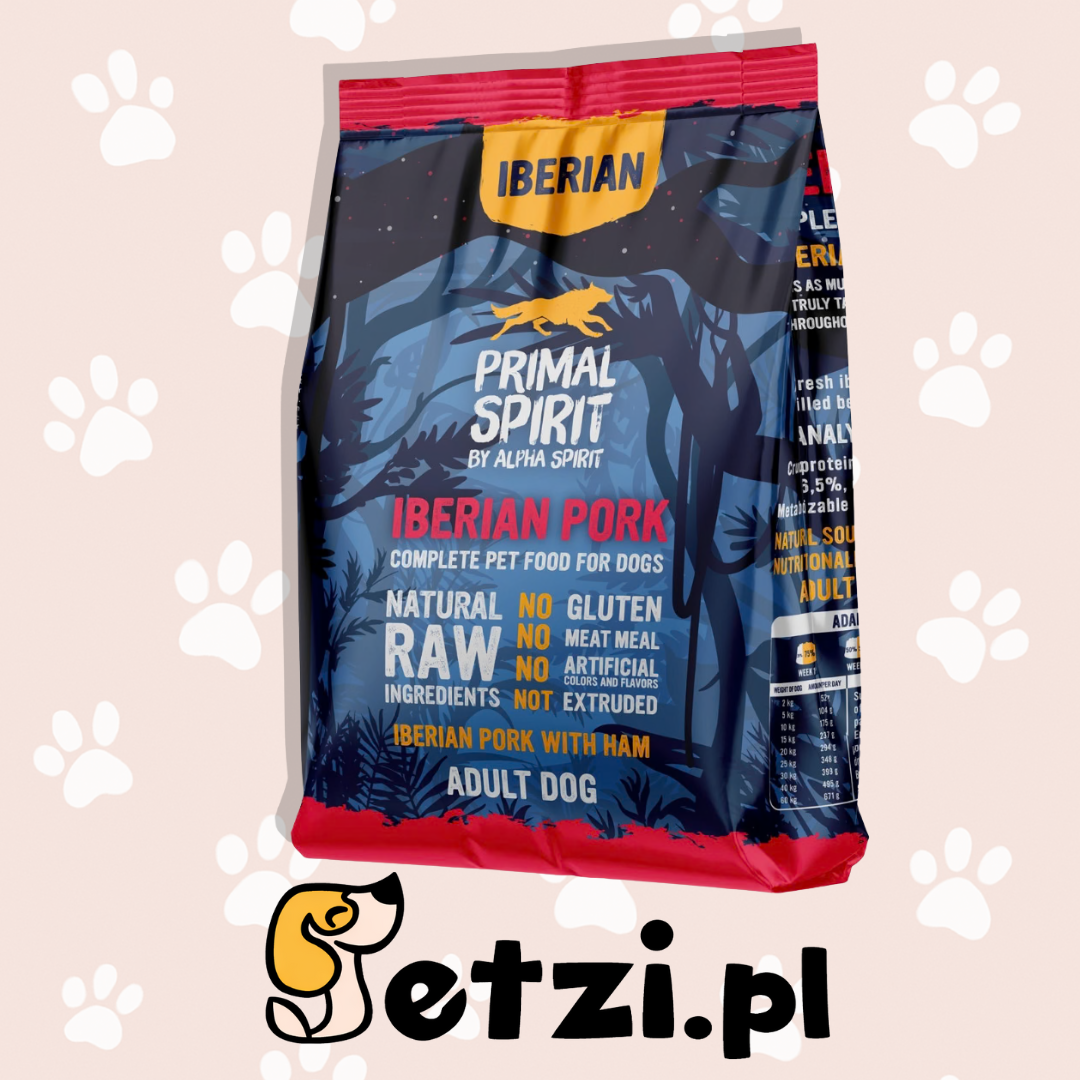 PRIMAL SPIRIT SUCHA KARMA DLA PSA IBERIAN PORK 1KG