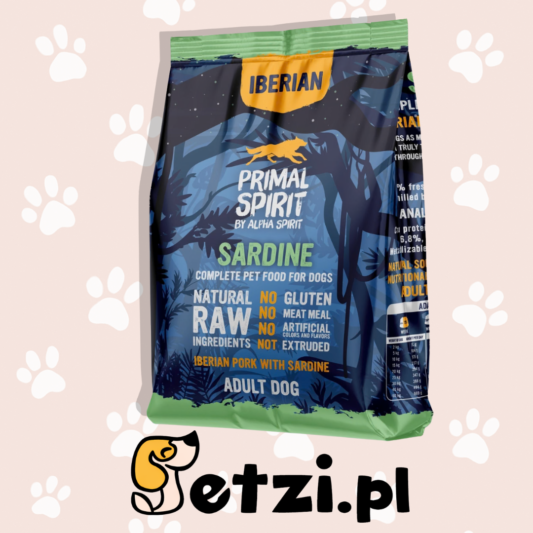 PRIMAL SPIRIT SUCHA KARMA DLA PSA IBERIAN SARDINE 1KG