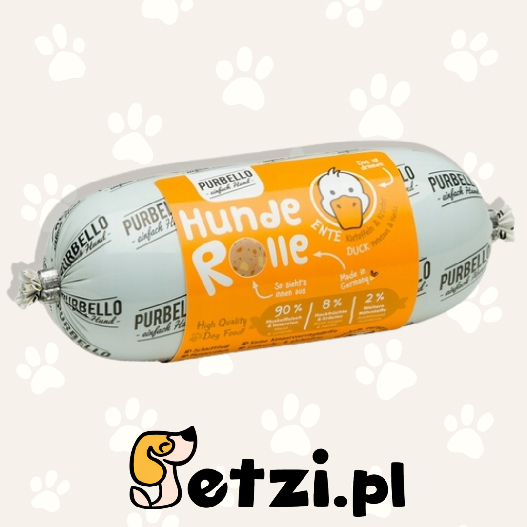 PURBELLO DOG MONO MOKRA KARMA DLA PSA SAUSAGE KACZKA 200G