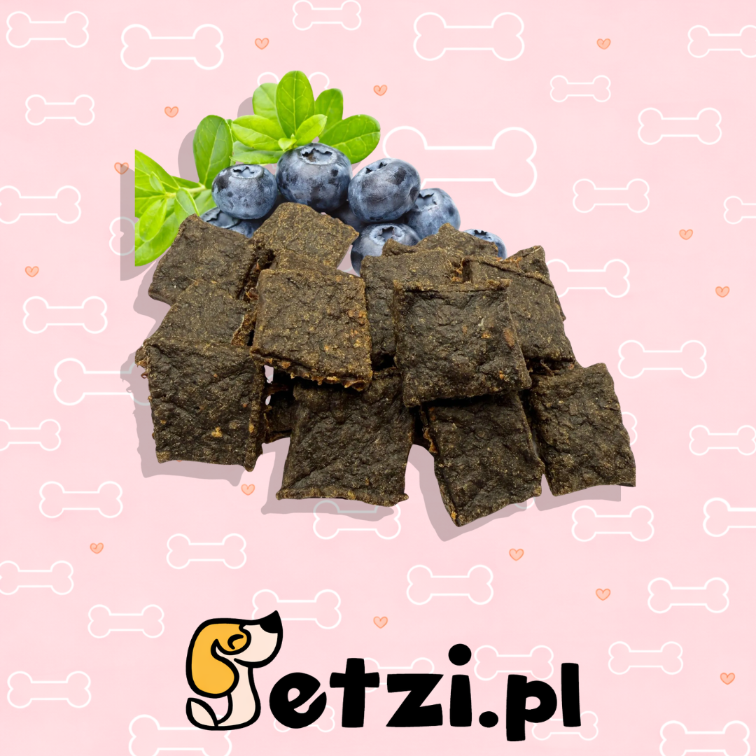 BAFFIDI CHRUPKERSY DZICZYZNA Z LIOFILIZOWANĄ BORÓWKĄ AMERYKAŃSKĄ 90G