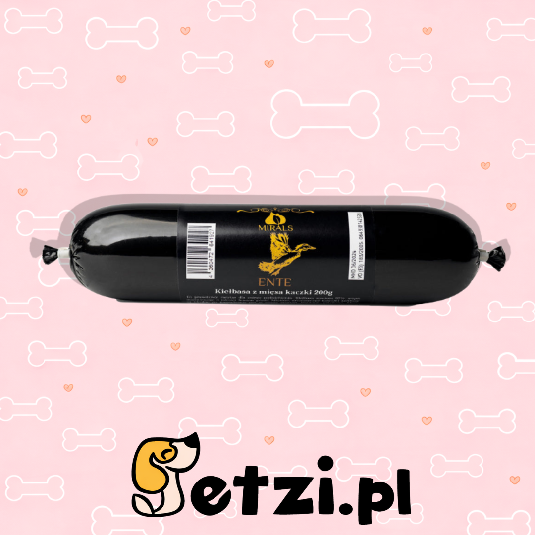 MIRALS ENTE - KIEŁBASA Z MIĘSA KACZKI (200G)