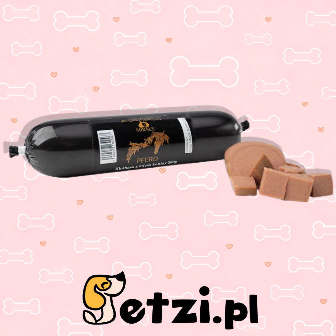 MIRALS PRZYSMAKI DLA PSA PFERD KIEŁBASA Z KONINY 200G