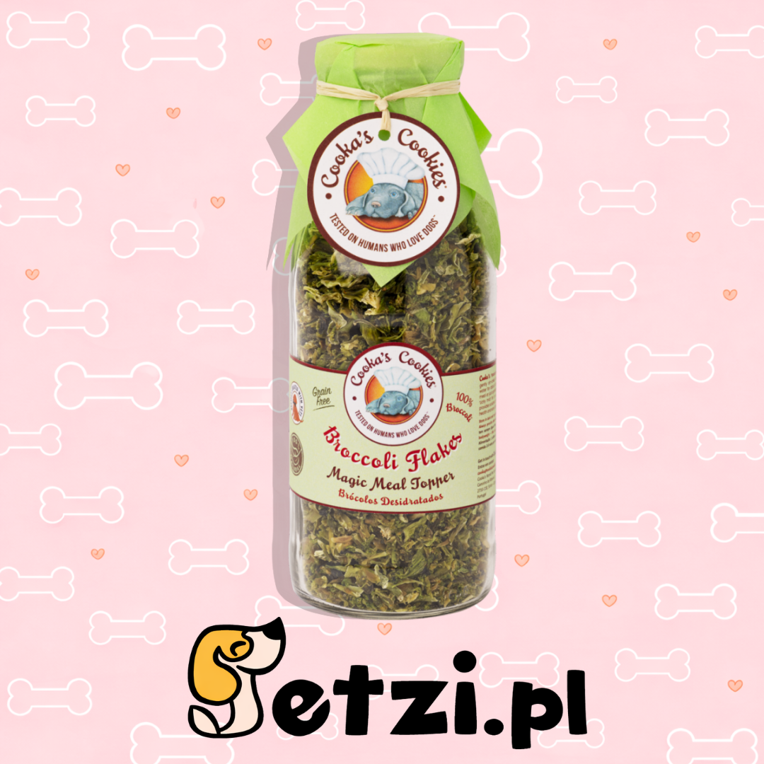 COOKAS COOKIES PP BROCCOLI FLAKES PŁATKI Z SUSZONEGO BROKUŁA 180G