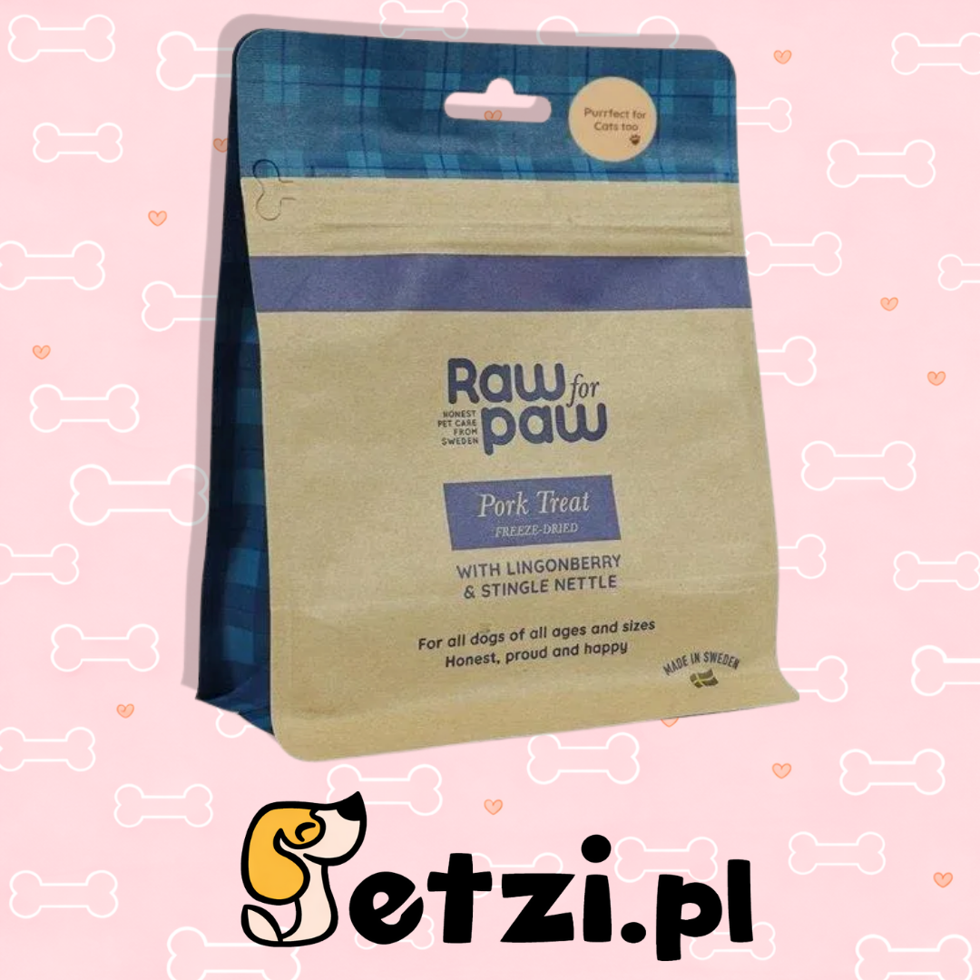 RAW FOR PAW PORK - WIEPRZOWINA LIOFILIZOWANE PRZYSMAKI (50G)