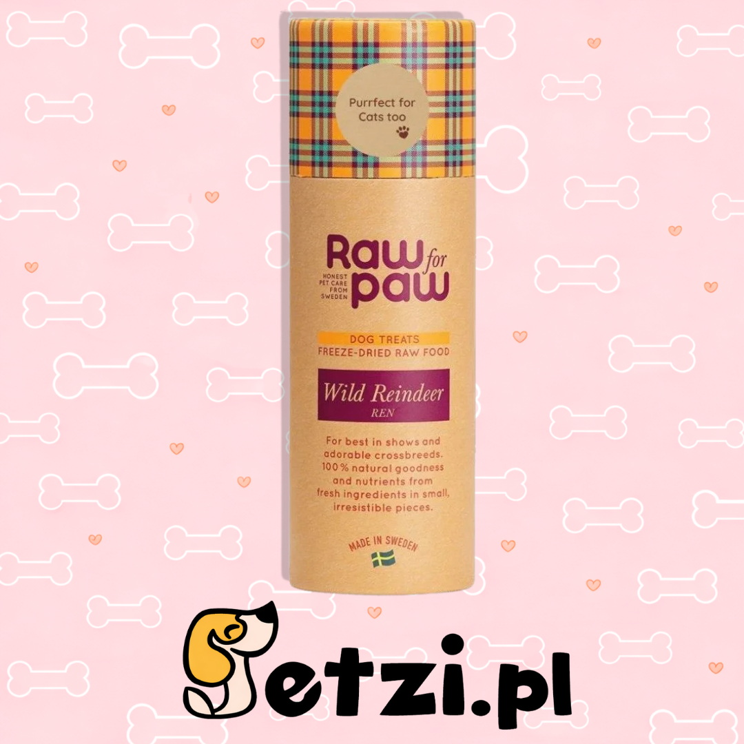 RAW FOR PAW PRZYSMAKI DLA PSA LIO WILD REINDEER 45G